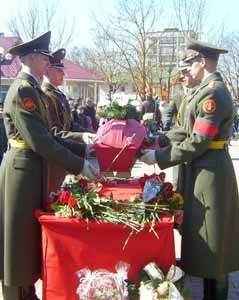 Торжественная церемония в Ивангороде