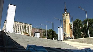 Обновленная площадь Вабадузе в Таллине, Эстония