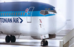 Самолет авиакомпании Estonian Air