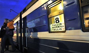 Поезд Таллинн-Москва. Фото: Scanpix/Postimees